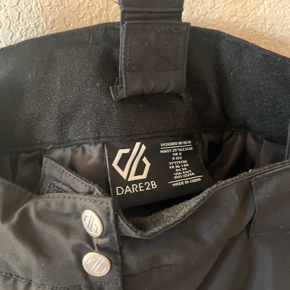 DARE2B Womens Intrigue Black Snowboarding / Ski Pants - Picture 5 of 9